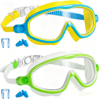 Swim protection goggles with adjustable nose piece and anti-fog technology Stornfield