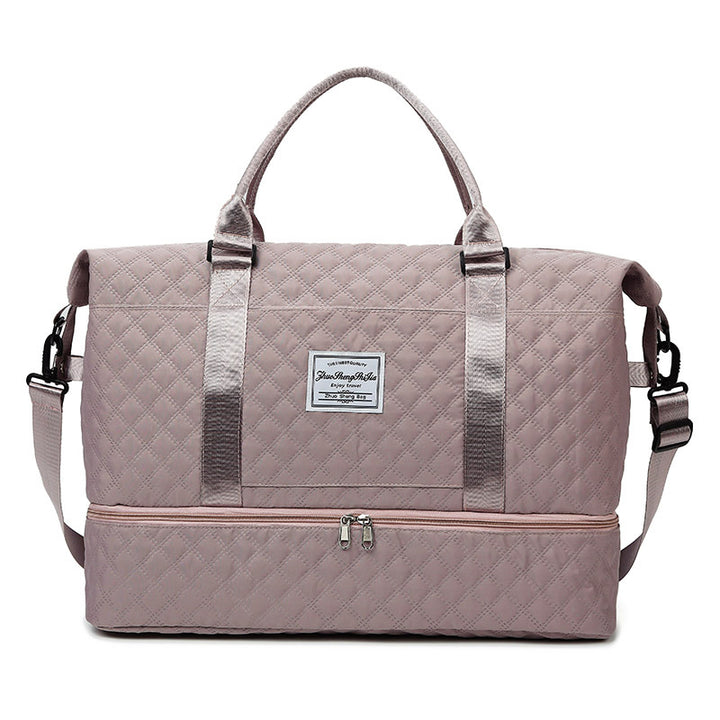 Stylish Quilted Gym Duffle Bag