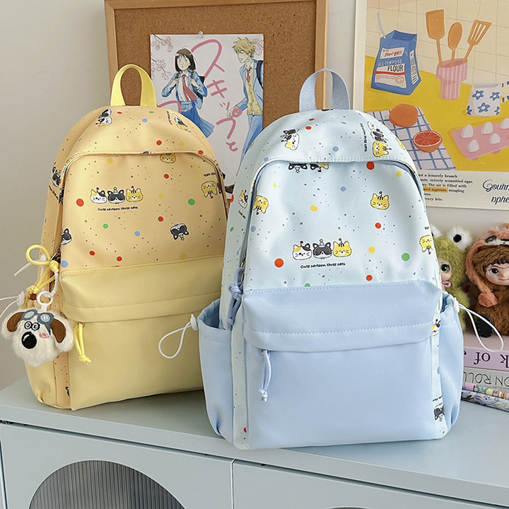 Backpack with Cute Cartoon Design and Practical Compartments Stornfield