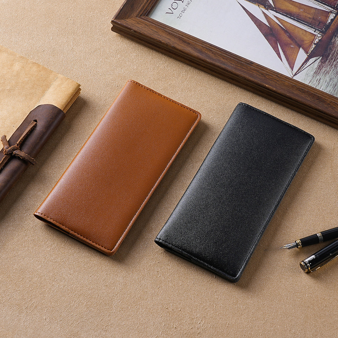 Premium Leather Long Wallet