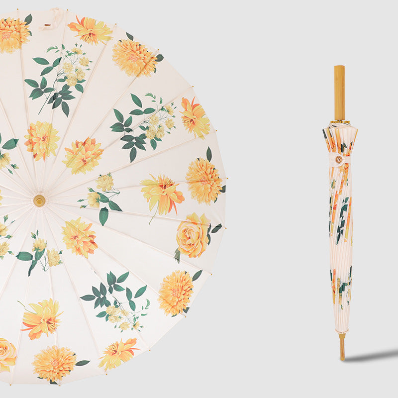 Women's Foldable Sun Shade Umbrella with Artistic Design Stornfield
