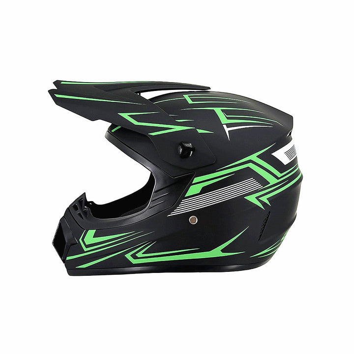 full-face motocross helmet with extended visor and reinforced chin guard Stornfield