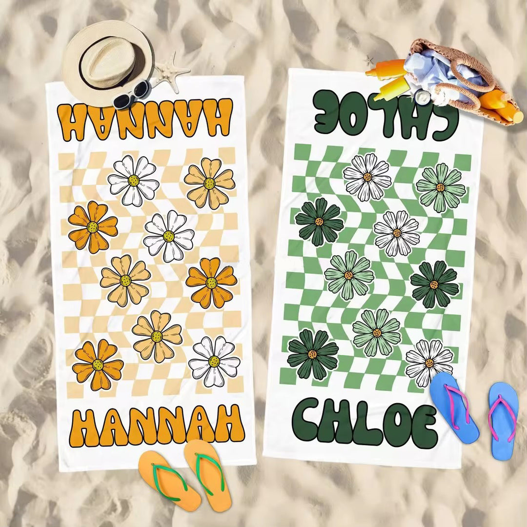 Beach towel with creative dollar design Stornfield