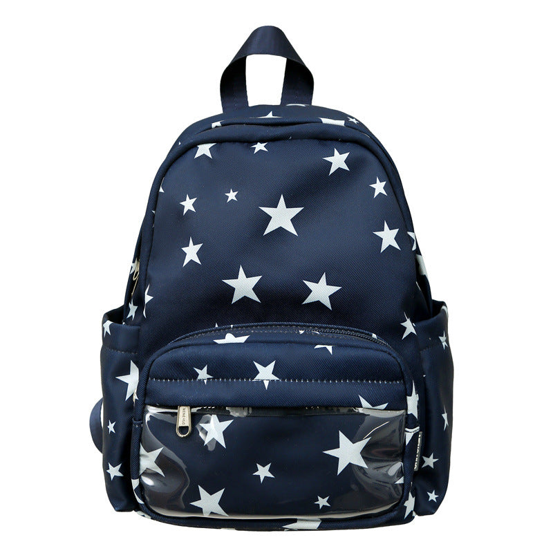 Star-Print Multi-Pocket Backpack Stornfield
