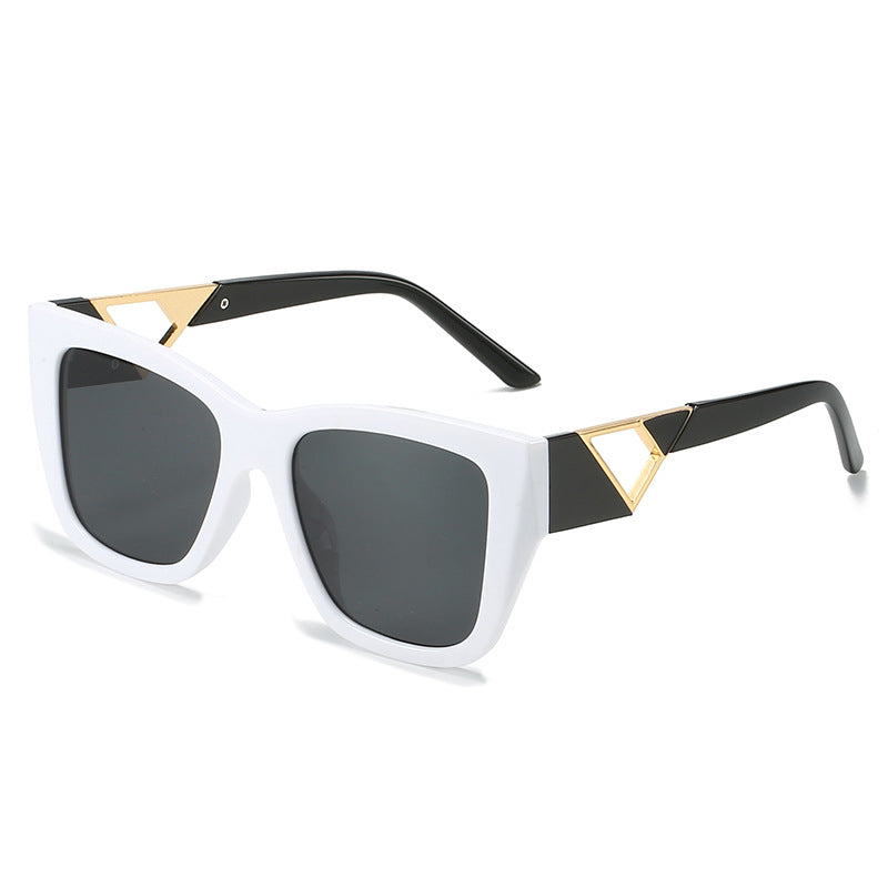 Women's Oversized Sunglasses with Modern Geometric Design and Elegant Metal Accent Stornfield