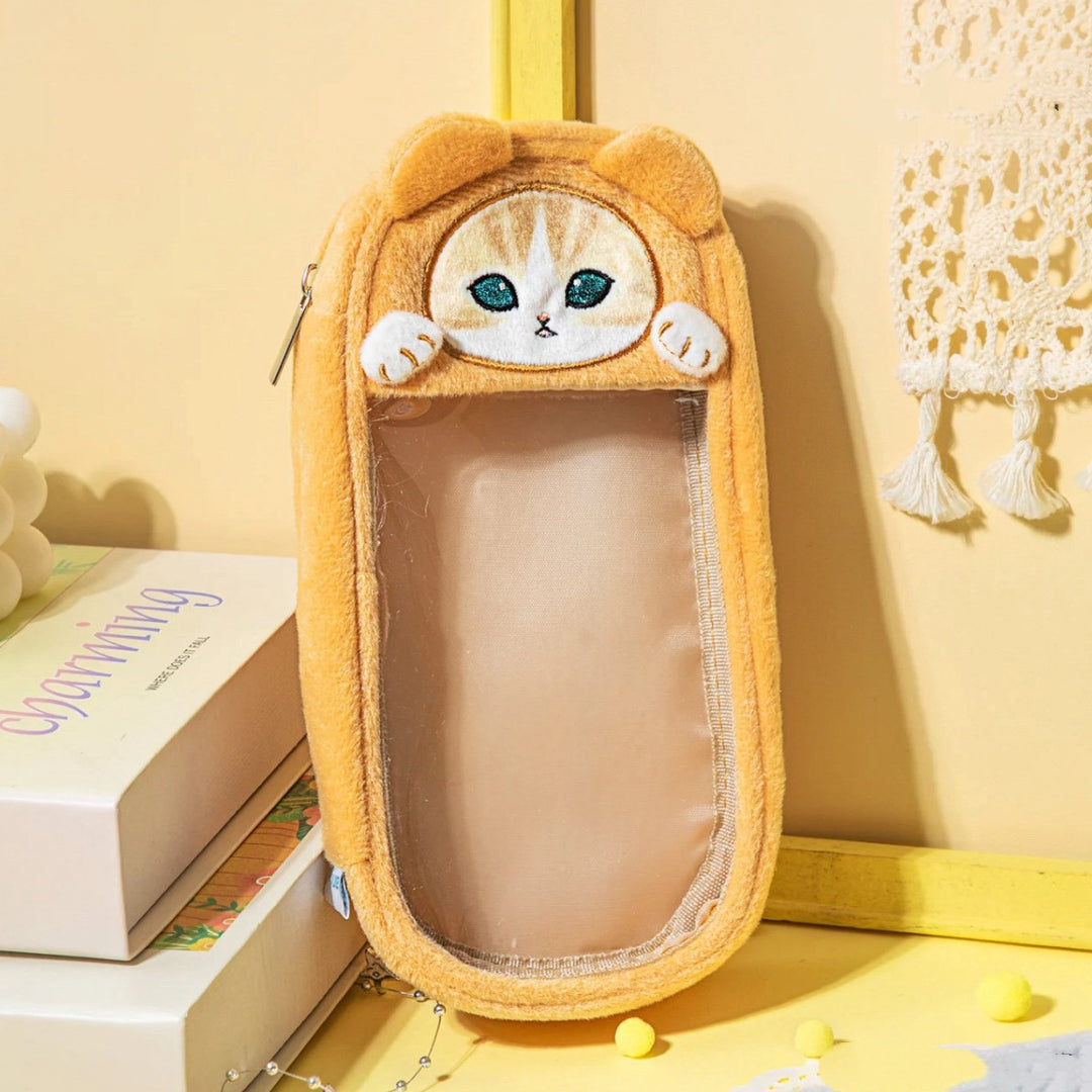 Cute Cat-Themed Pencil Case