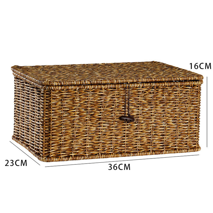 Handcrafted Wicker Storage Chest Stornfield