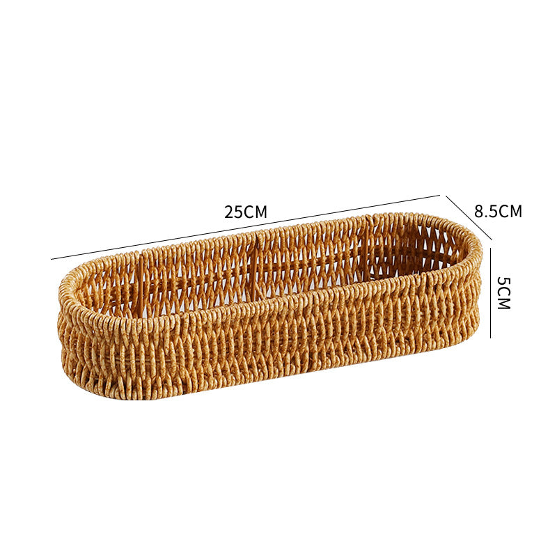 Oval Woven Storage Tray Stornfield