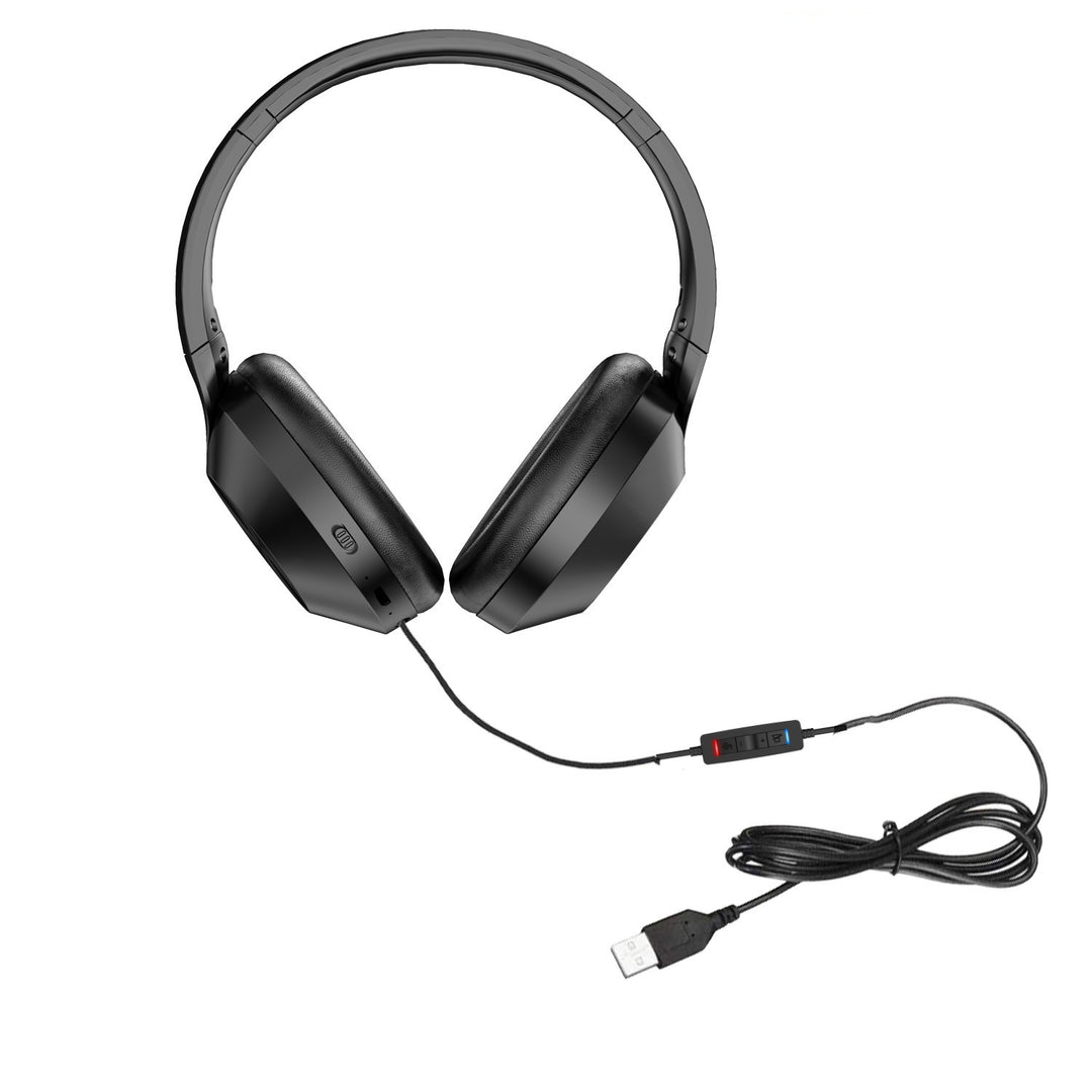 Lightweight Wired Headphones with Inline Volume Control Stornfield