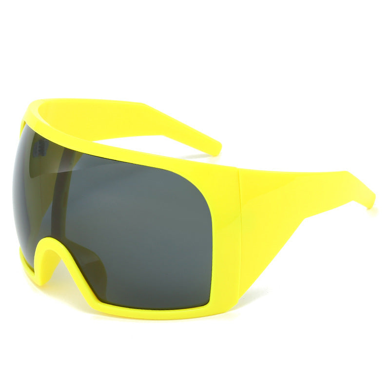 Oversized Shield Sunglasses with Enhanced UV Protection Stornfield