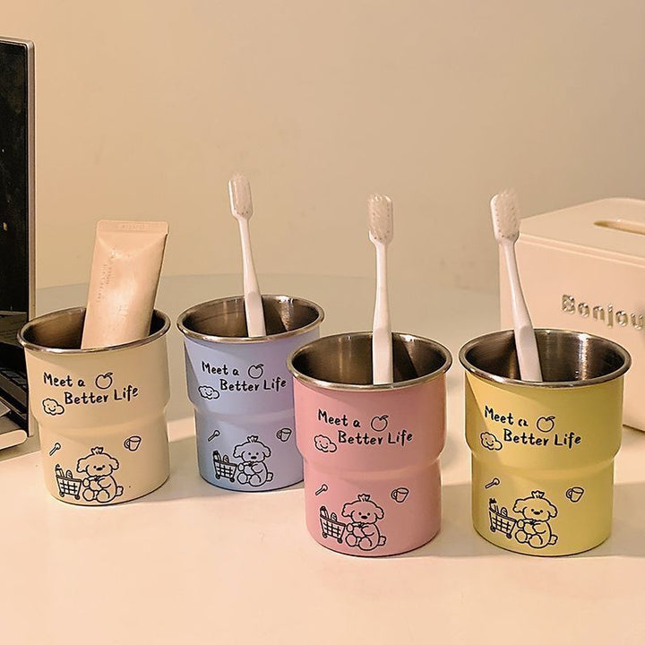 Toothbrush holder with humorous animal design Stornfield