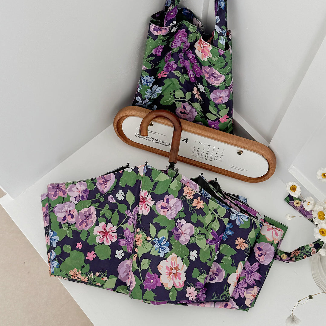 Women's multifunctional shoulder bag with floral design Stornfield