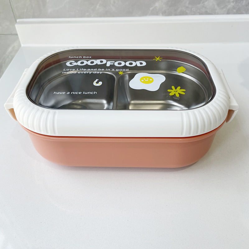 Dual-Compartment Food Storage Container