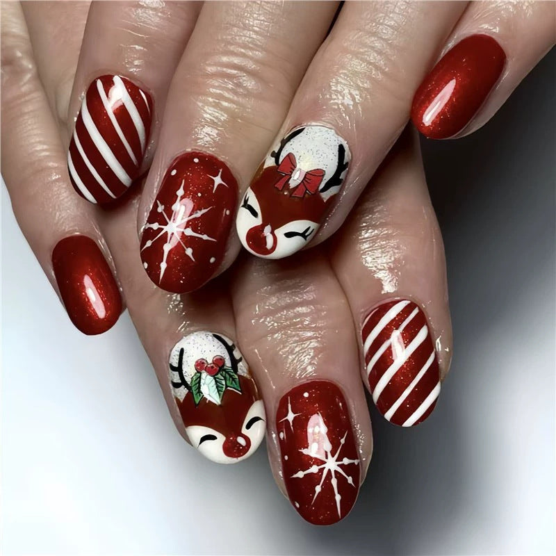 Festive Holiday Nail Art Stornfield