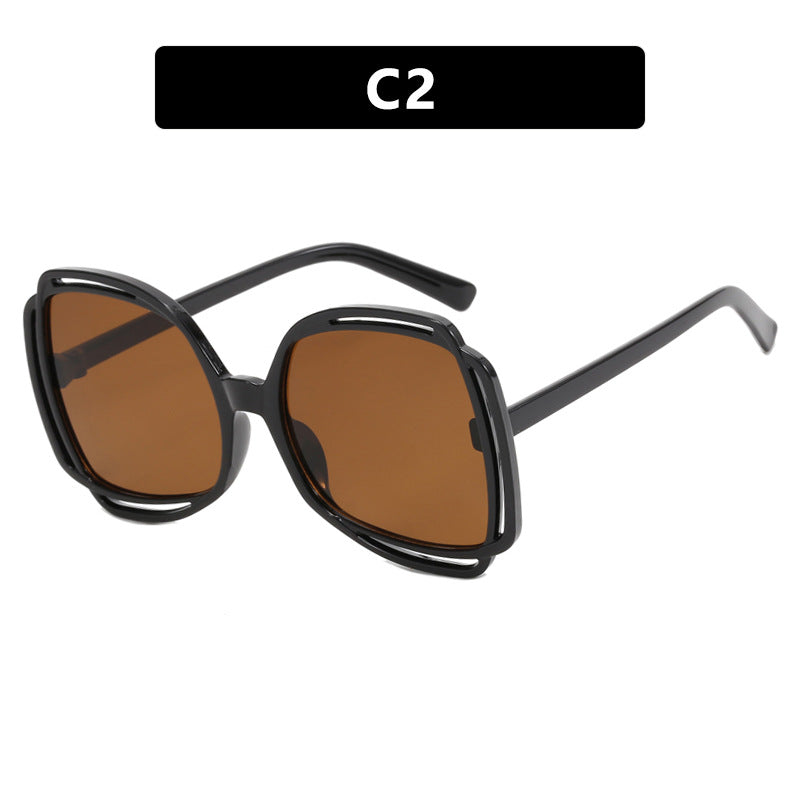 Women's oversized sunglasses in stylish retro design Stornfield