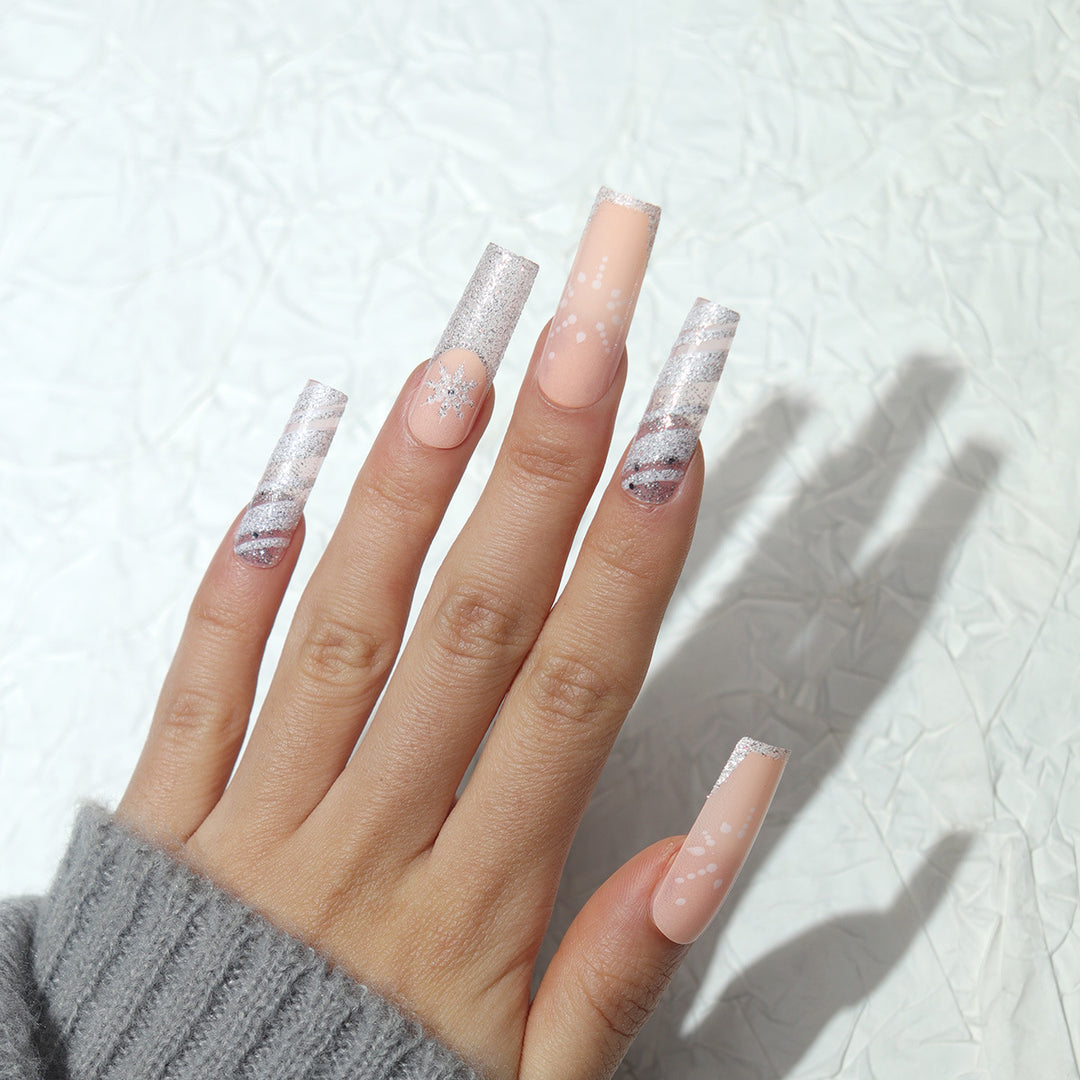 Elegant Long Press-On Nail Art Stornfield