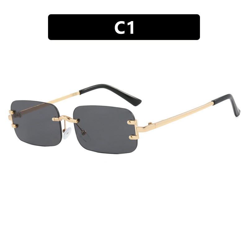 Ladies square sunglasses with high-quality metal frame Stornfield