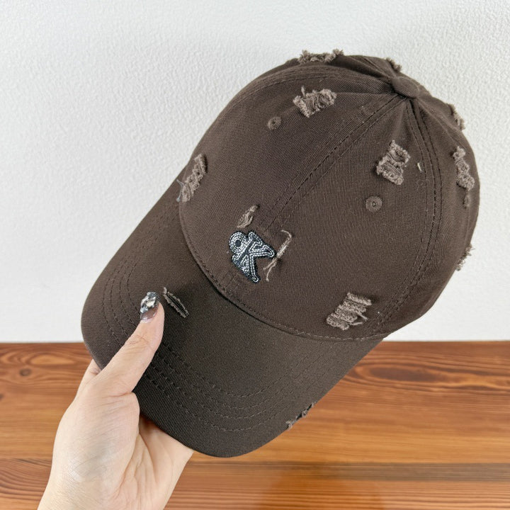 Men's Distressed Adjustable Baseball Cap Stornfield