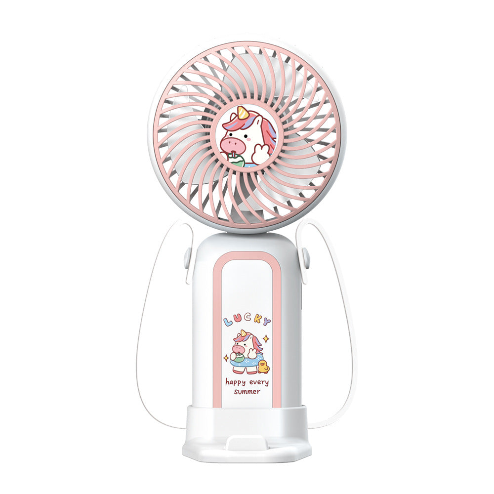 Women Portable Hand Fan with Funny Monkey Design Stornfield