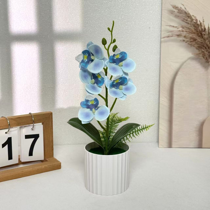 Faux Orchid Arrangement for Indoor Home Decor