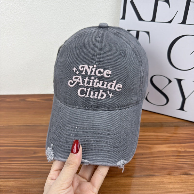 Men's Distressed Cotton Baseball Cap Stornfield 1784270476
