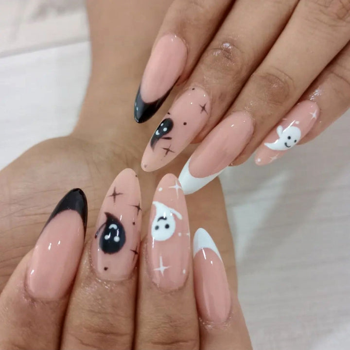 Creative Halloween-Themed Press-On Nail Set Stornfield