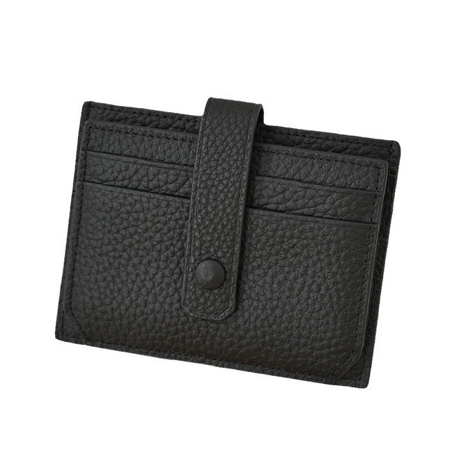Textured Leather Card Holder Stornfield