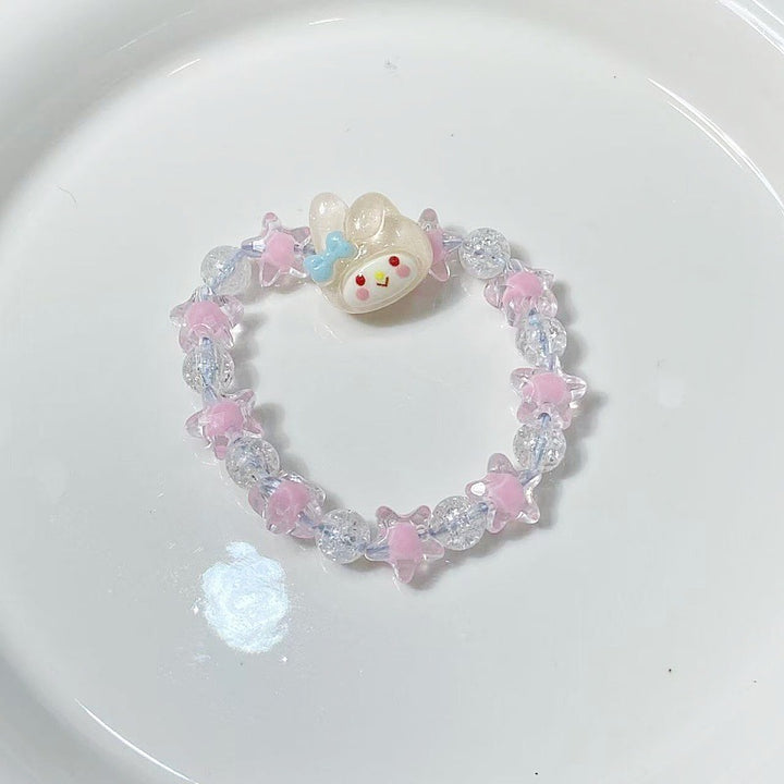 Playful bracelet with stars and cute pendant Stornfield