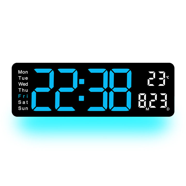 Digital LED Alarm Clock with Temperature and Day of the Week Display Stornfield