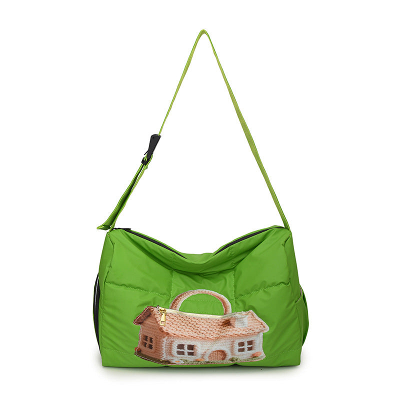 Fashionable Shoulder Bag with Unique Design and Practical Compartments Stornfield