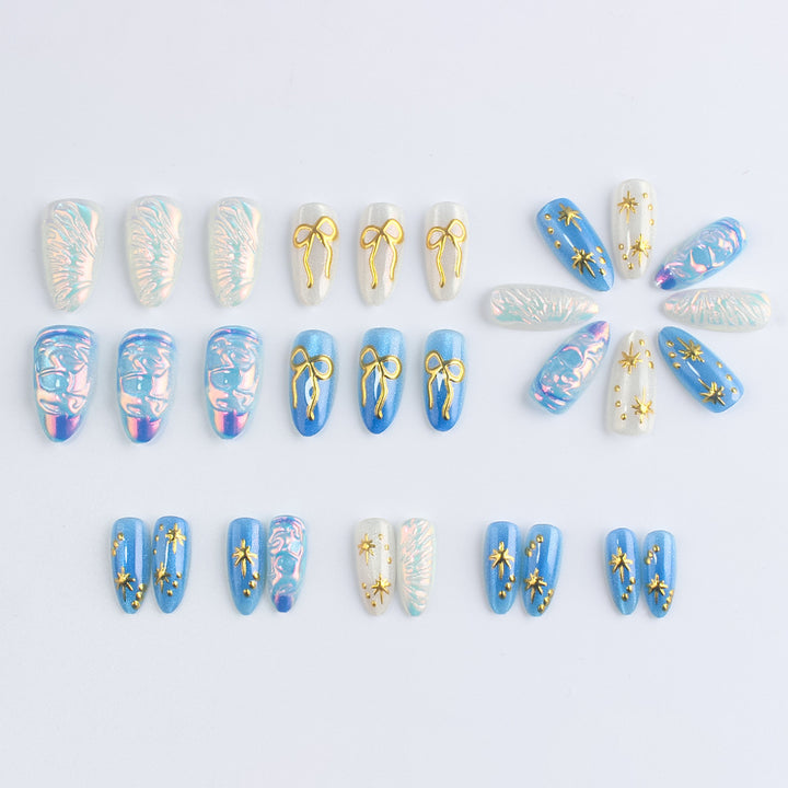 Artistic Press-On Nail Art Set Stornfield 1787542830
