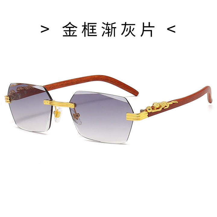 Ladies Designer Sunglasses with Artistic Wooden Frame and Elegant Glass Elements Stornfield