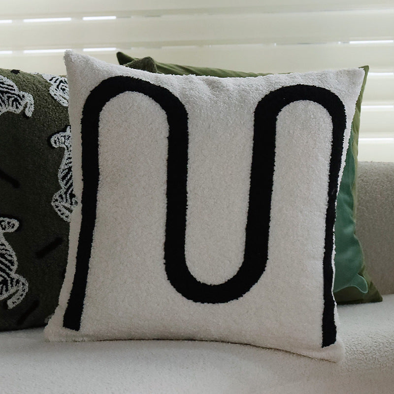Stylish animal motif decorative pillow