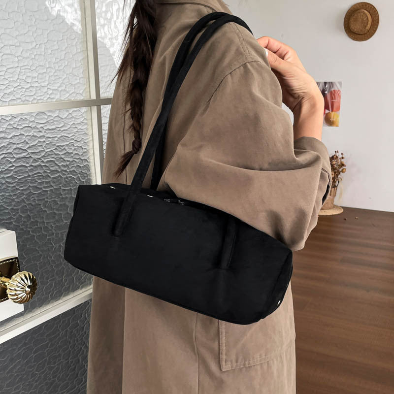Elegant Suede Handbag