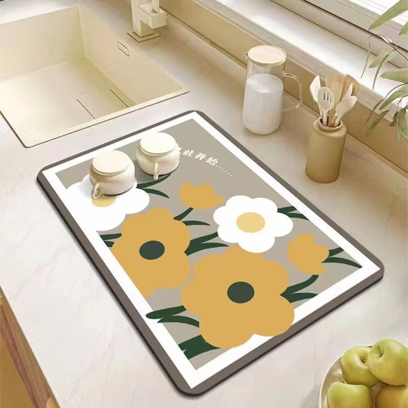 Decorative Kitchen Floor Mat Stornfield