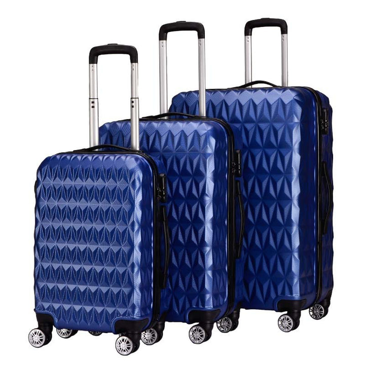 Unisex Textured Hard Shell Cabin Suitcase Stornfield
