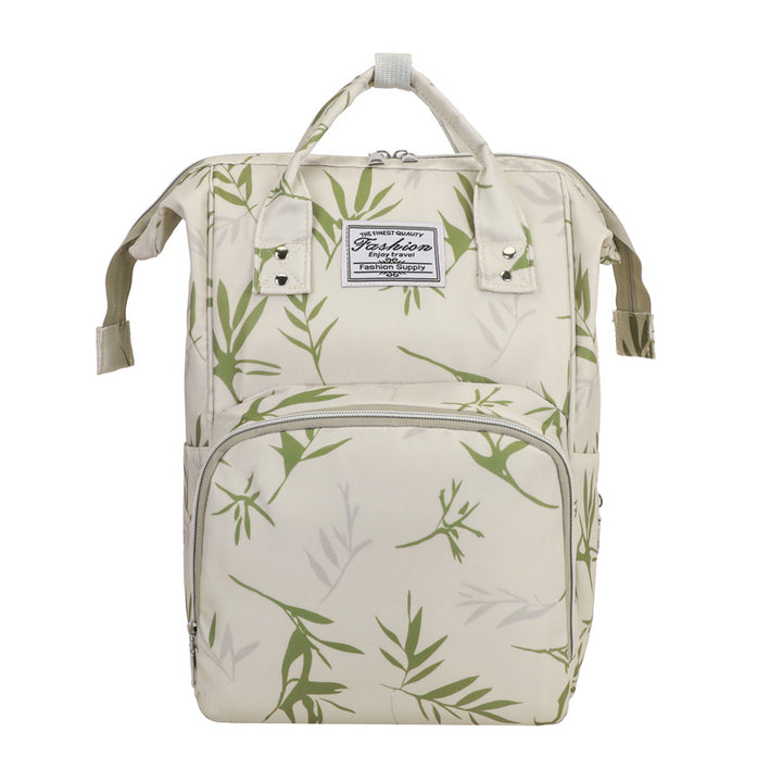 Floral Print Multi-Functional Diaper Backpack Stornfield