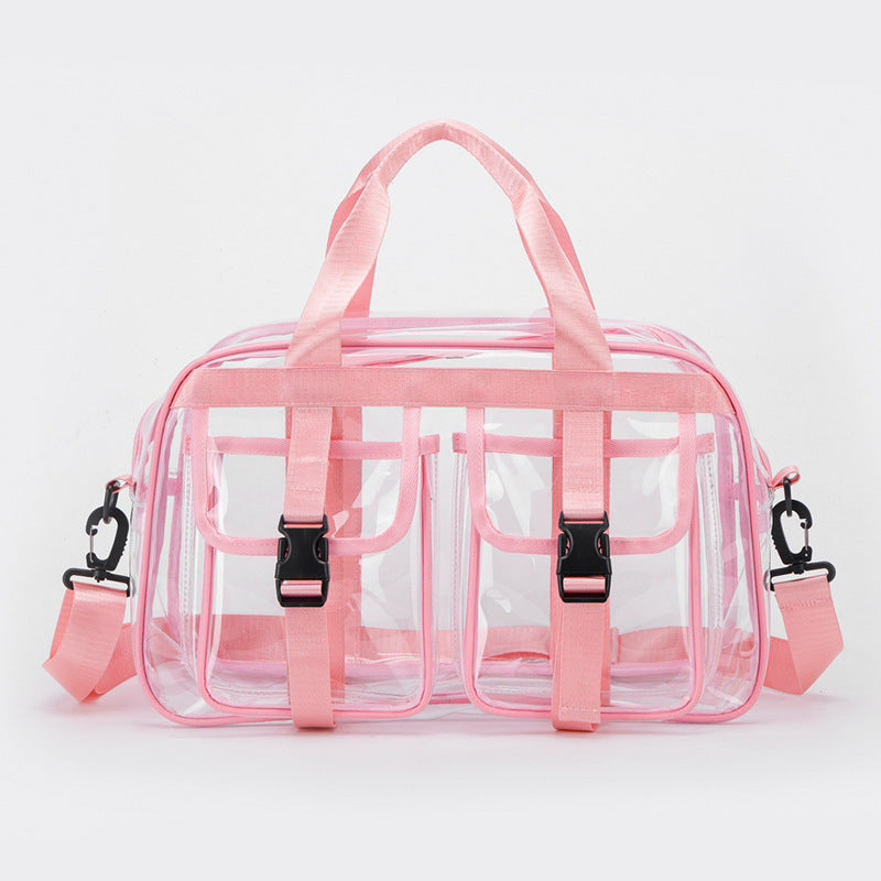Transparent tote bag with multiple compartments Stornfield