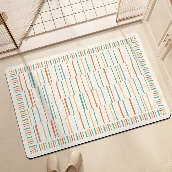 Stylish Geometric Pattern Bath Mat