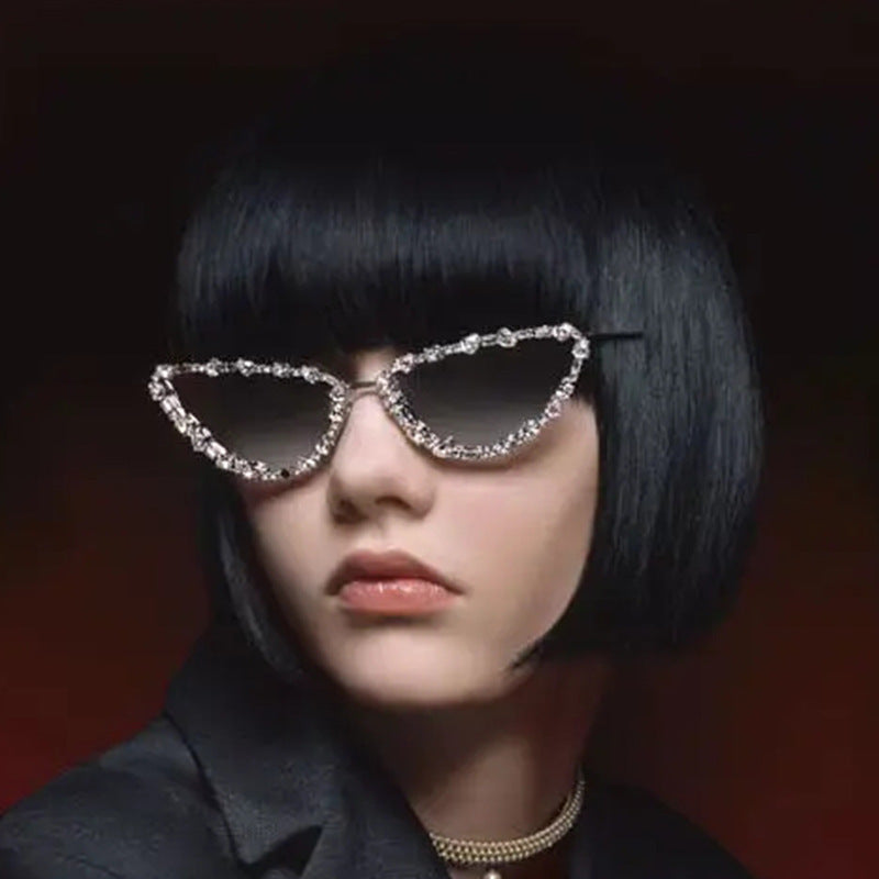 Ladies elegant Cat-Eye sunglasses with glamorous stone setting Stornfield