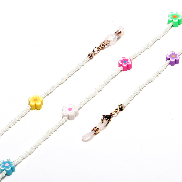 Decorative Flower Beaded Eyewear Chain Stornfield