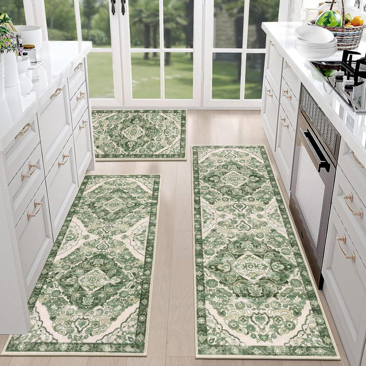 Luxurious Vintage-Inspired Kitchen Runner Mat Stornfield