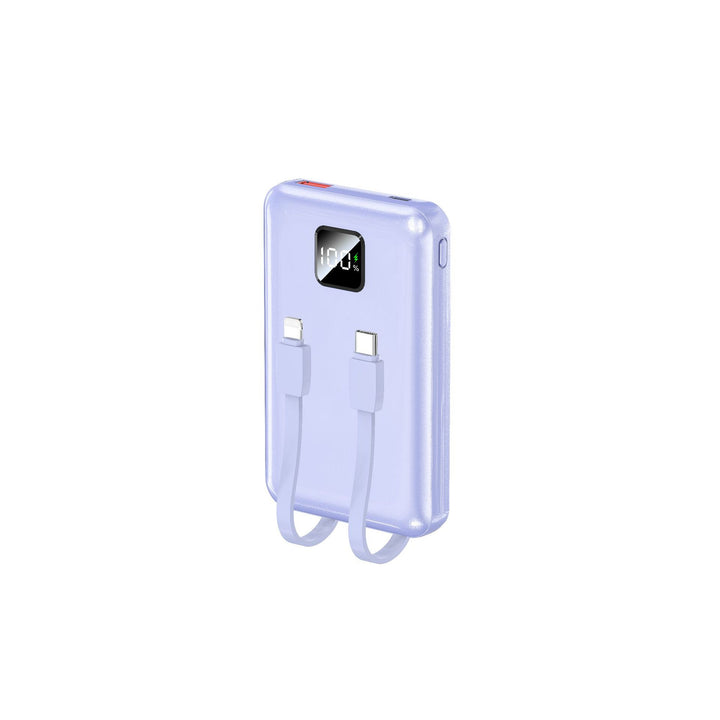 Portable power bank with integrated dual USB port and state-of-the-art LED display Stornfield