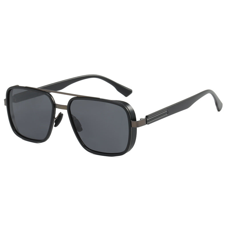Ladies elegant square sunglasses with high-quality metal frame Stornfield
