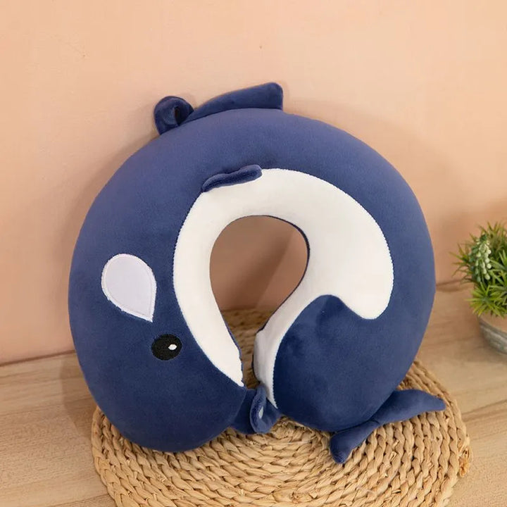 Unisex Neck Support Pillow with Cute Animal Design Stornfield