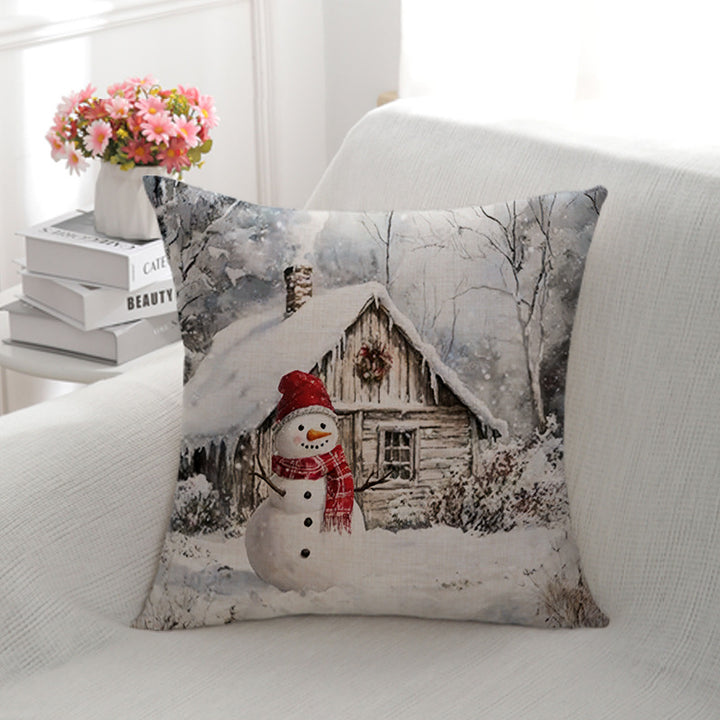 Elegant Floral Decorative Throw Pillow