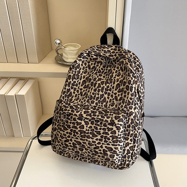 Stylish Backpack in Leopard Print Stornfield