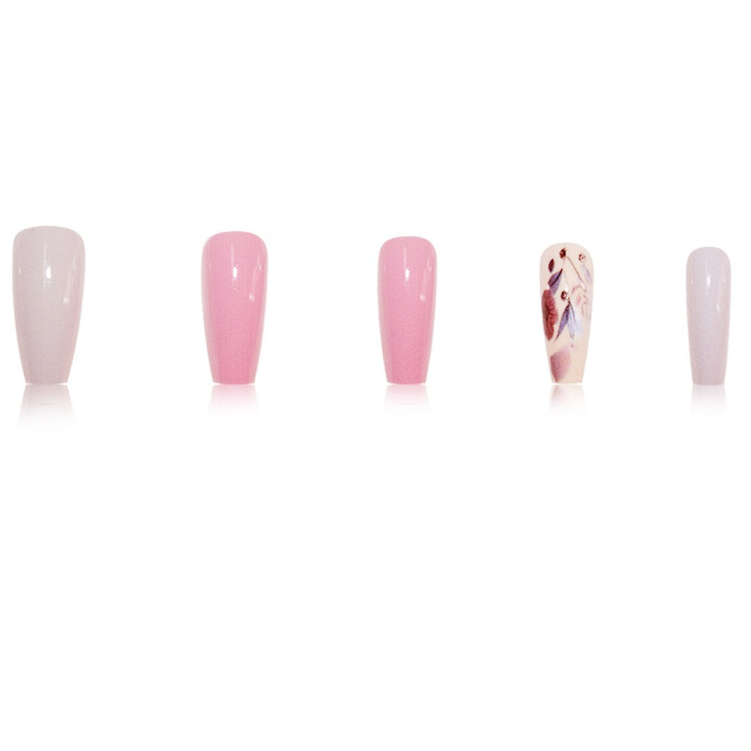 Botanical Floral Press-On Nail Art Stornfield