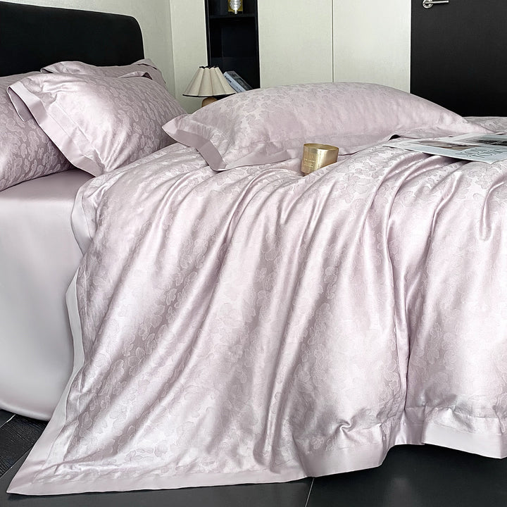 Decorative Luxurious Embroidered Silk Bedding Set Stornfield