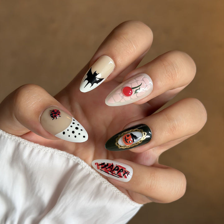 Artistic Themed Press-On Nail Set Stornfield